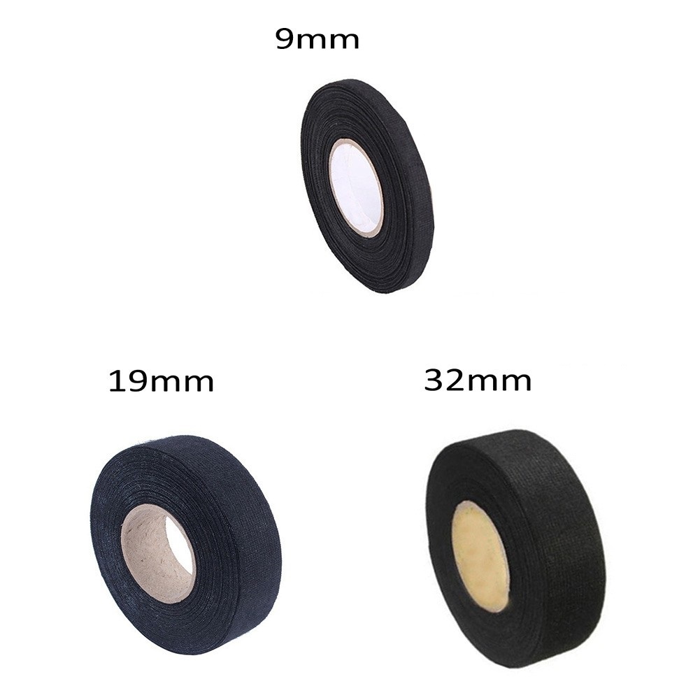 Cuộn băng keo vải  cách nhiệt quấn dây điện 15m sử dụng được cho xe hơi, ô tô
