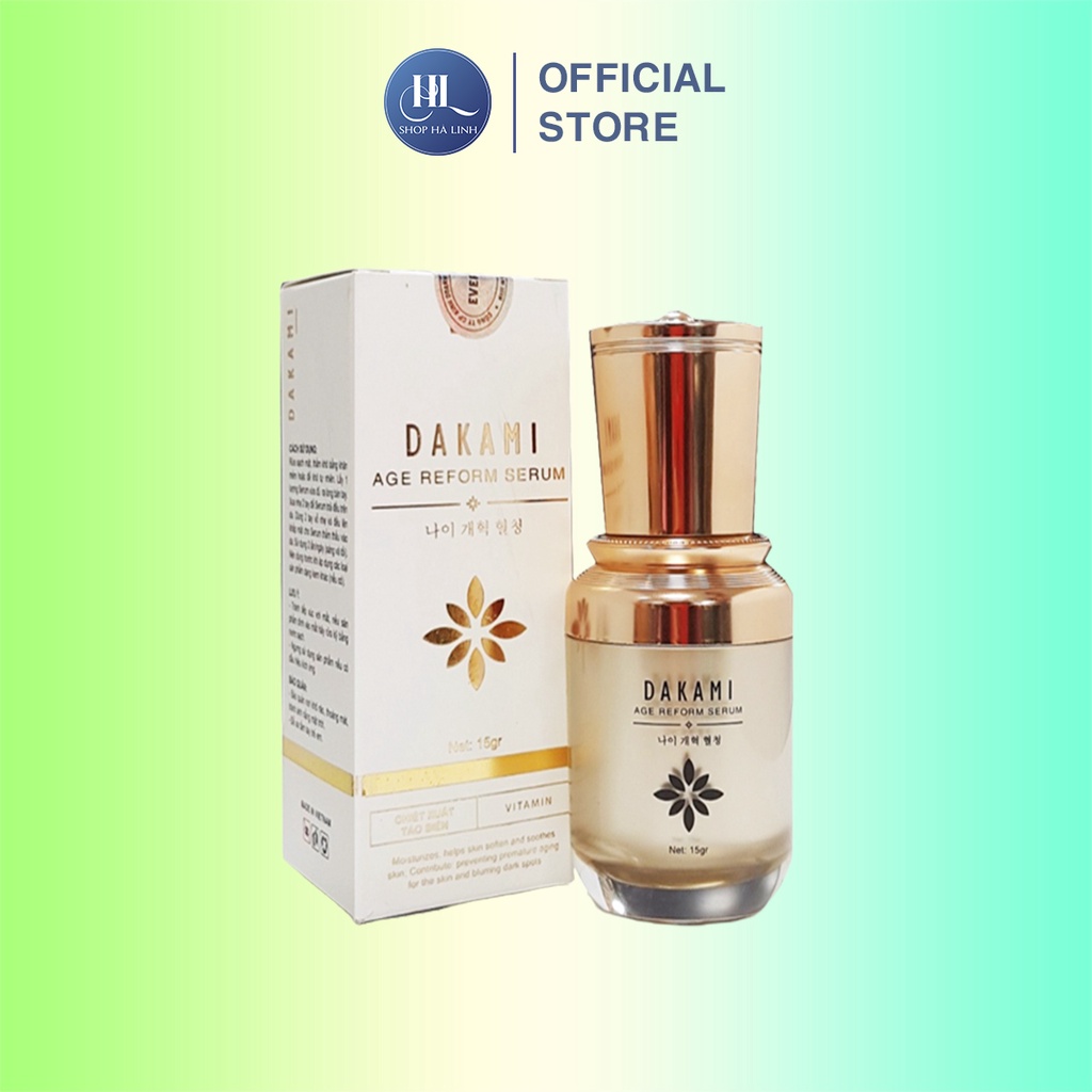 Dakami serum se khít lỗ chân lông cấp ẩm phục hồi da (15gr)