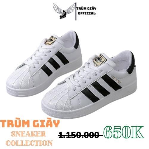 Giày Thể Thao Superstar Mũi Sò Tem Vàng hàng cao cấp full box - Trùm giày 355