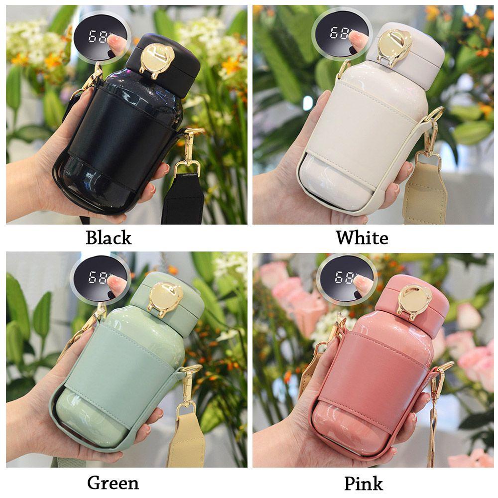 PISTA Bình Nước 420ml Có Nắp Đậy Chống Rò Rỉ Tiện Dụng