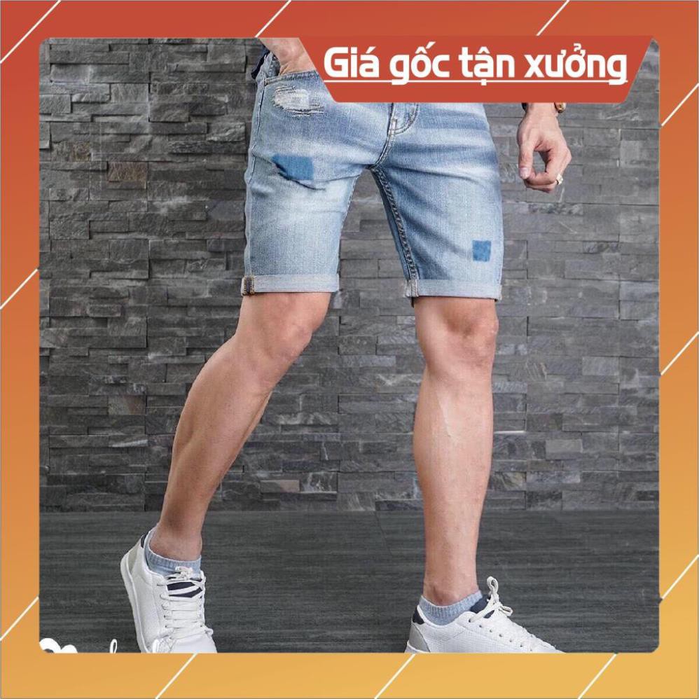 [ĐẸP HƠN NGƯỜI YÊU CŨ !!!] Quần short jean nam cao cấp hàn quốc đẹp giá rẻ TCS 350