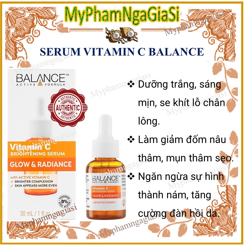 Serum Balance Active Formula Vitamin C làm sáng da, mờ thâm sạm