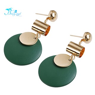 Bông tai hợp kim dạng tròn độc đáo
