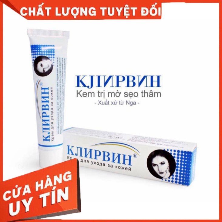 Kem Ngăn Ngừa Sẹo Nga Klirvin - Thâm, Rạn... hiệu quả, Giúp phục hồi các tổn thương trên da, thúc đẩy tái tạo d