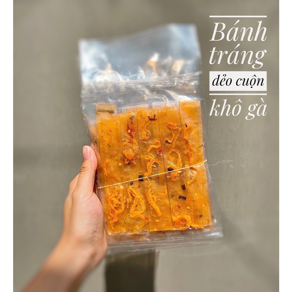 [ MUA 10 TẶNG 1] BÁNH TRÁNG DẺO CAY 5 CUỘN HÀNH PHI LOẠI 1