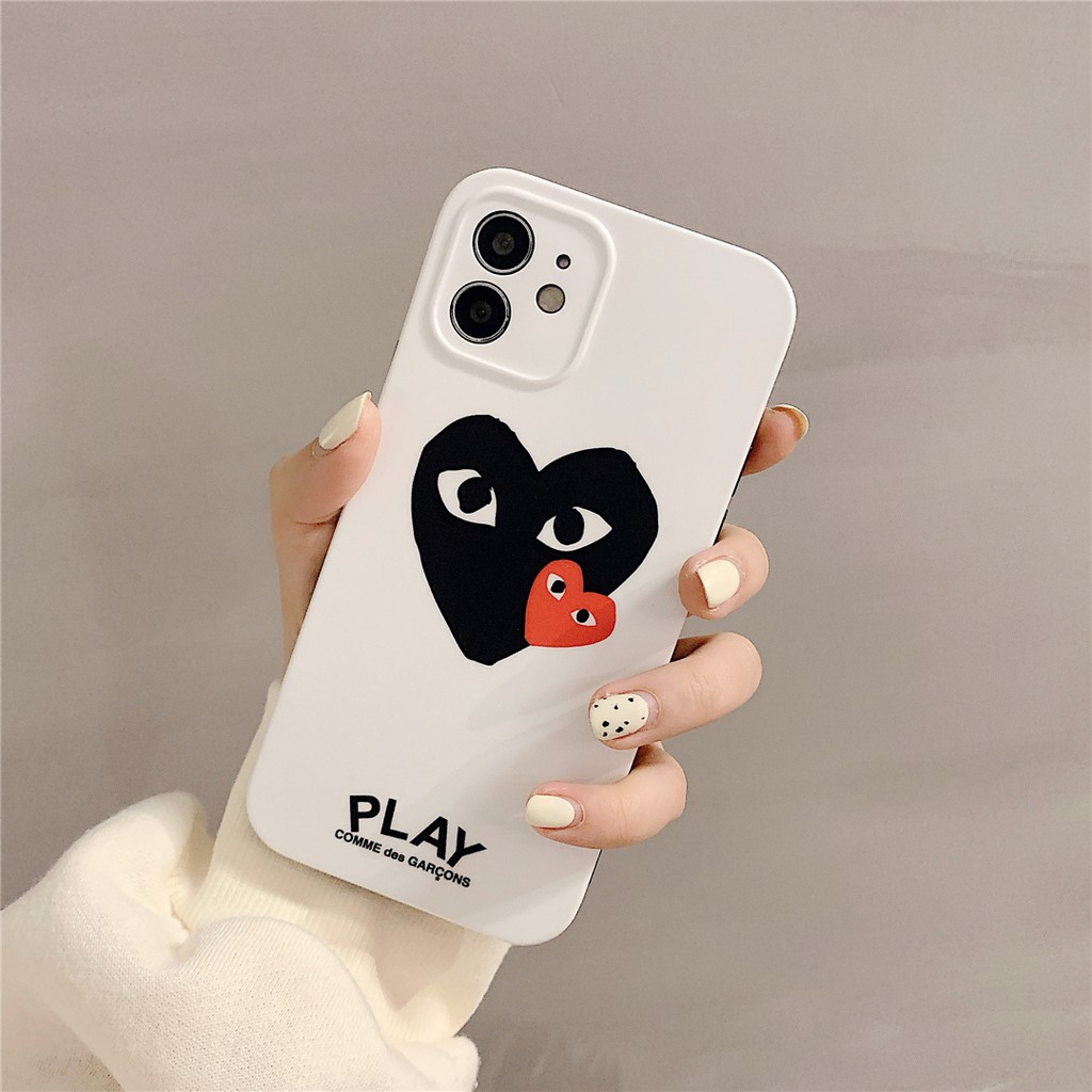 Ốp điện thoại nhựa mềm in hình logo CDG cho IPhone13 12 Mini 11 PRO MAX 7/8plus SE2020 X/XS XR XSMAX
