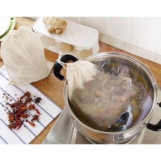 Túi vải màn dây rút ướp, lọc trà, nấu thuốc bắc