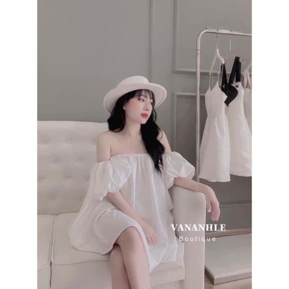 [NEW] Áo-Áo trễ vai tay bồng tiểu thư