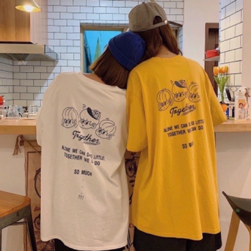Áo Thun Unisex TOGETHER G478, Tay Lỡ Form Rộng