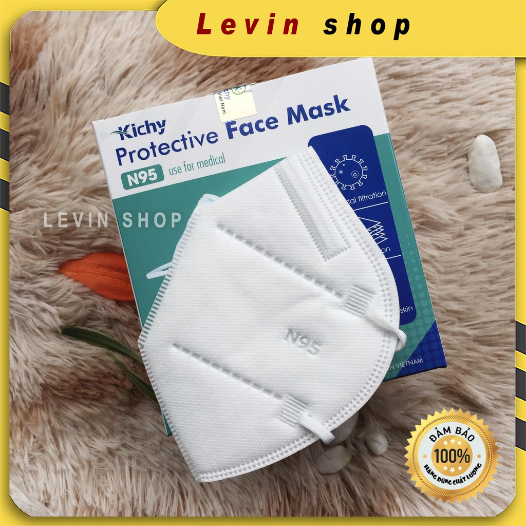 [5 lớp vải lọc] Khẩu trang N95 - KN95 chống bụi mịn PM 2.5, kháng khuẩn