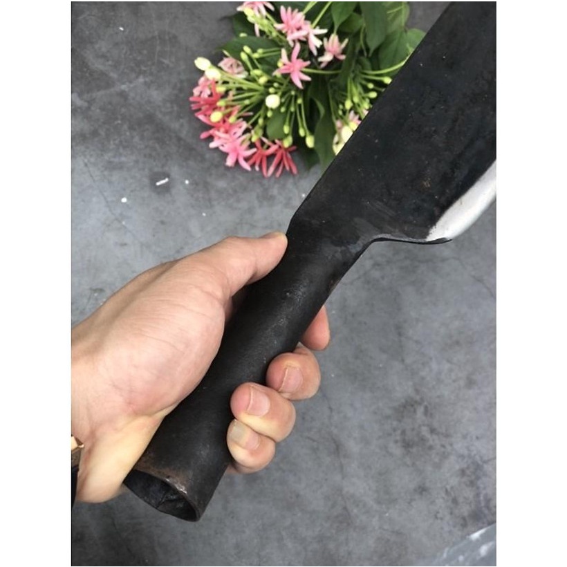Dao Phúc Sen -  Chặt Xương Cán Sắt Siêu Bền Chất Liệu Nhíp Xe
