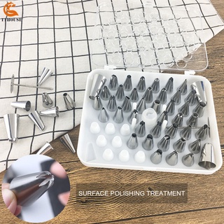 Set 52 đuôi bắt bông kem bằng thép không gỉ