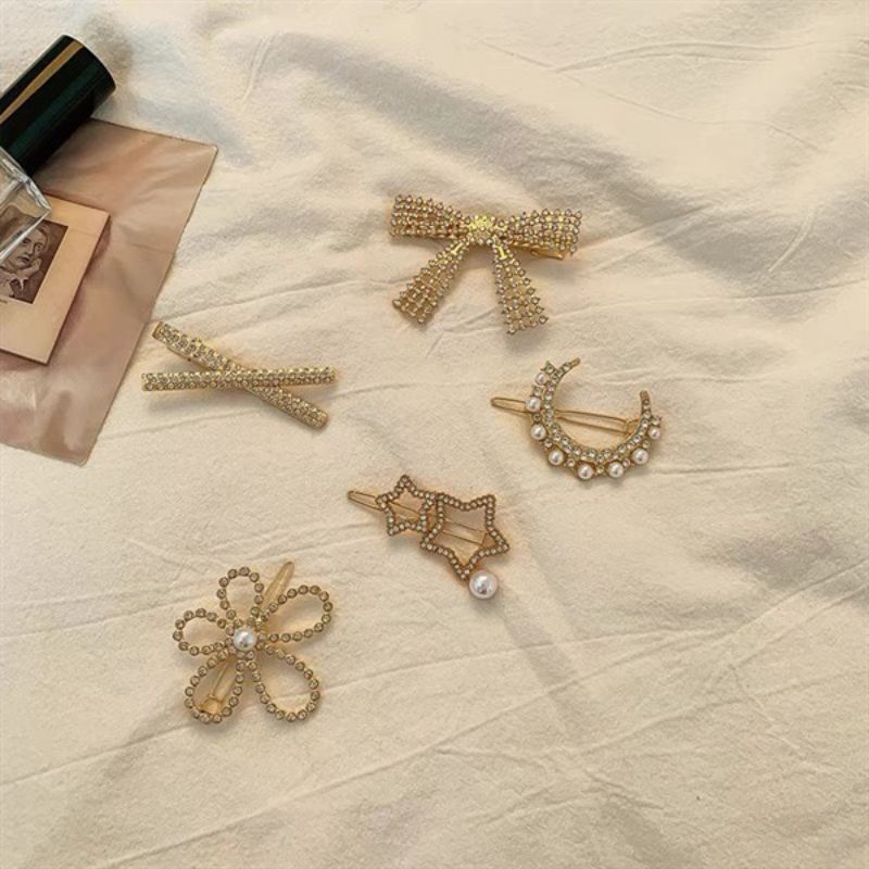 Set 5 Kẹp Tóc Tiểu Thư Cực Dễ Thương