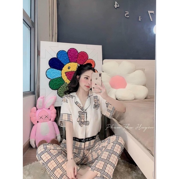 Bộ Pijama Mango Thiết Kế Gấu Bbr