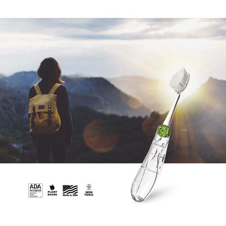 Bàn Chải Siêu Mềm 2 trong 1 RADIUS TOUR TRAVEL BRUSH