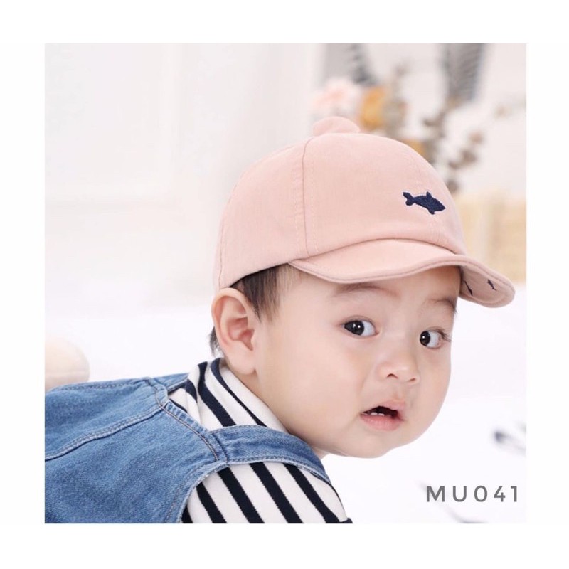 Mũ lưỡi trai cá mập MU041 cho bé từ 6-18 tháng