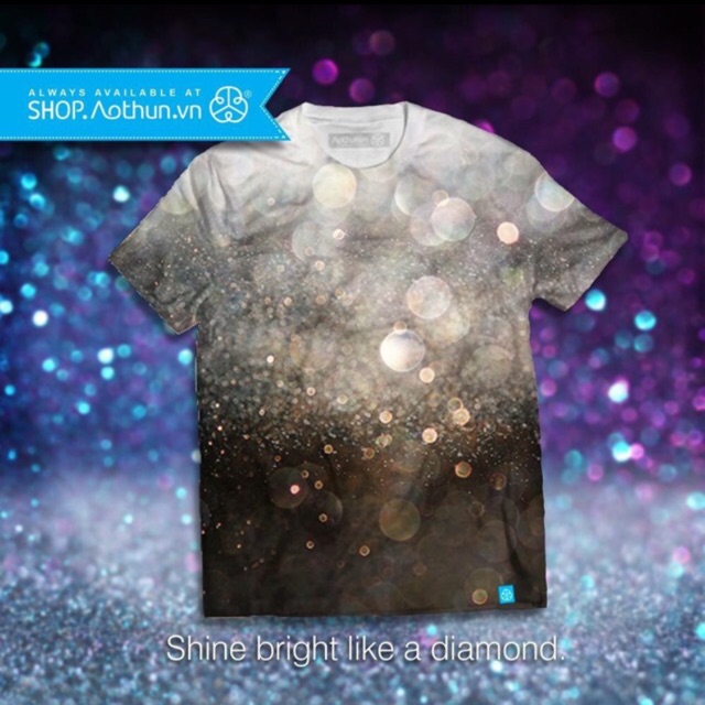 Áo SHINE BRIGHT LIKE A DIAMOND (Xám)