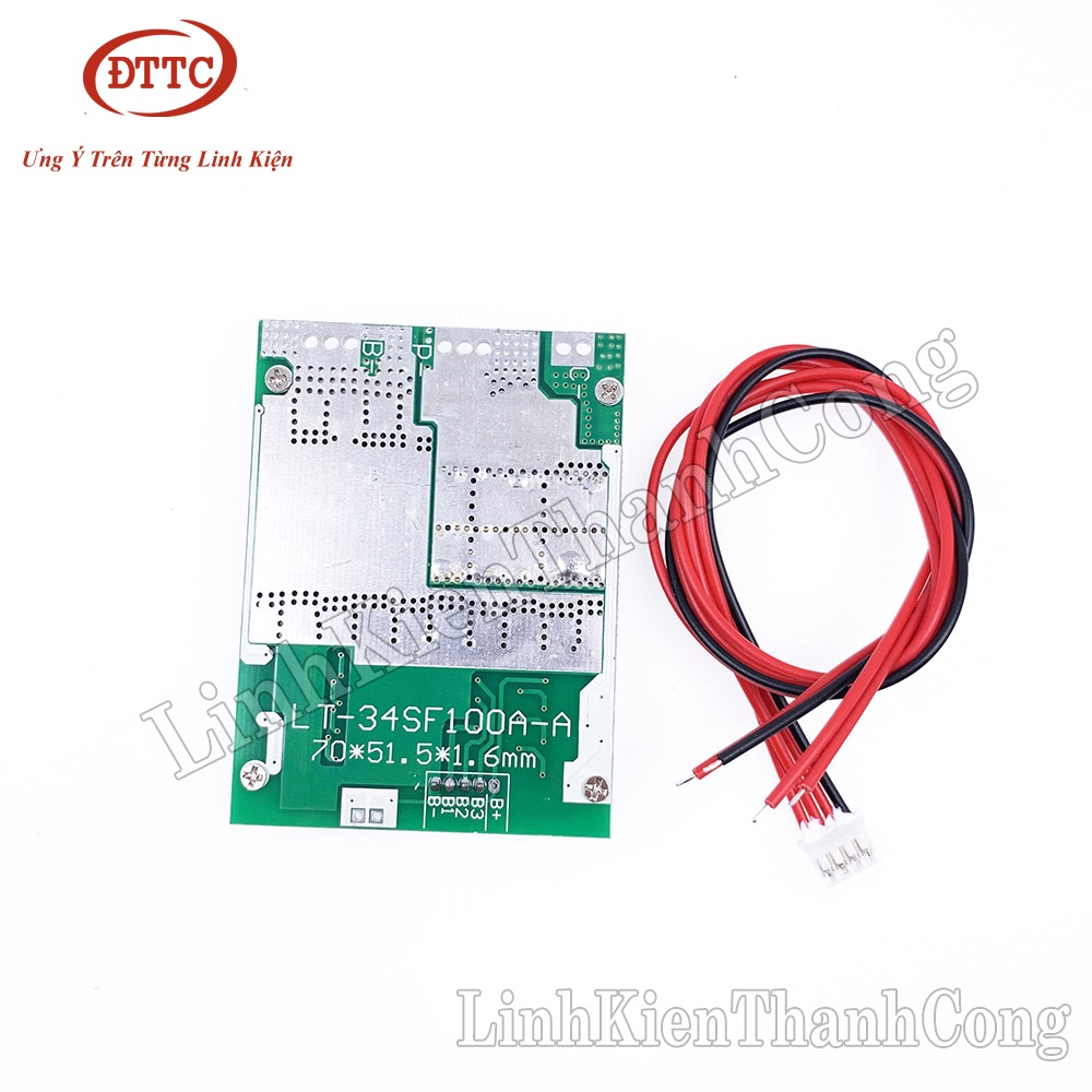 Mạch Bảo Vệ BMS 3S 100A 3.7V