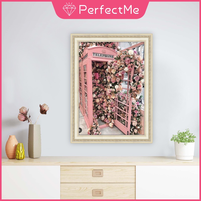 Bộ Tranh Đính Đá 5D Tự Làm 30x40cm Hình Phong Cảnh Lãng Mạn Kèm Phụ Kiện