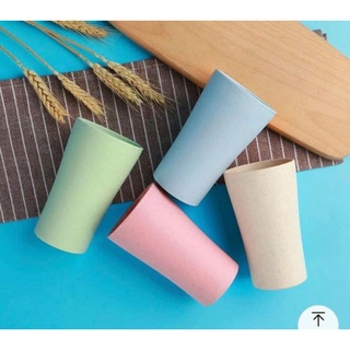 Cốc lúa mạch 450ml nhiều màu