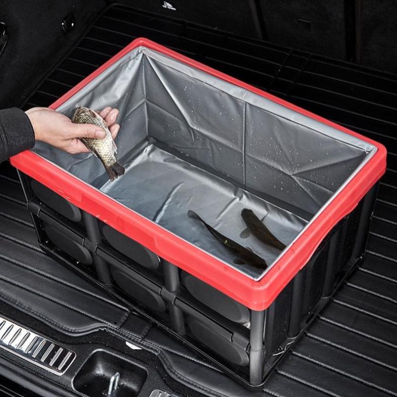 Hộp đựng đồ để cốp xe ô tô có thể gấp gọn dung tích 56 lít và 30 lít
