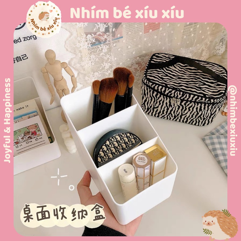 Khay kệ đa năng đựng mỹ phẩm phụ kiện đồ dùng học tập 3-4-6 ngăn tiện dụng TẶNG KÈM STICKER VT190