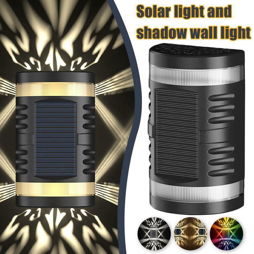 GOGOUP Đèn Năng Lượng Mặt Trời Cảm Biến Tự Động Dùng Trang Trí Ngoài Trời