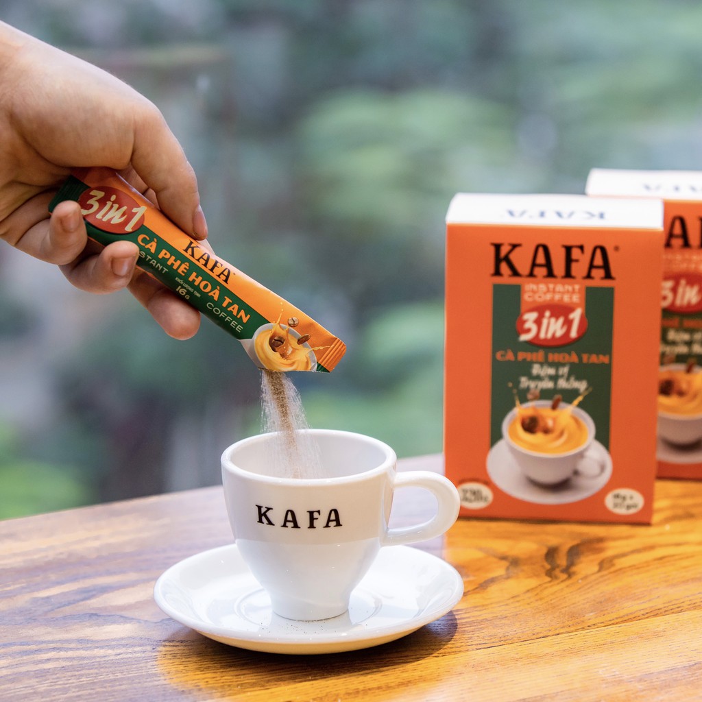 Cà phê hòa tan 3 in 1 KAFA - Hộp 20 gói (320g) | BigBuy360 - bigbuy360.vn