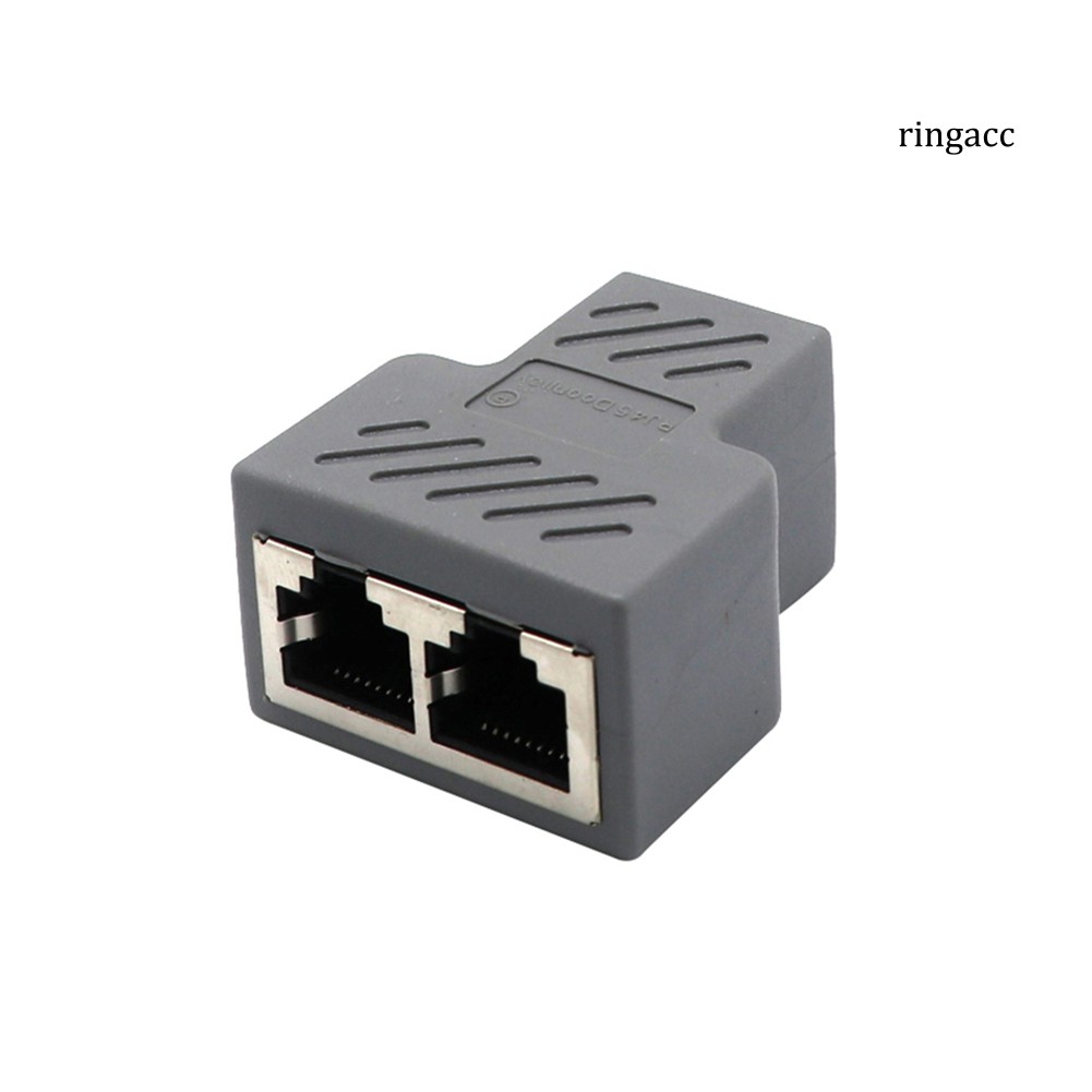 RC Đầu Chia Mạng Lan Chia 1 Thành 2 Cat5 / 6 / 7 Rj45