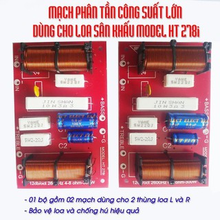 Mạch phân tần công suất lớn dùng cho Loa Sân Khấu. Phân định tần, Bảo vệ loa và chống hú hiệu quả