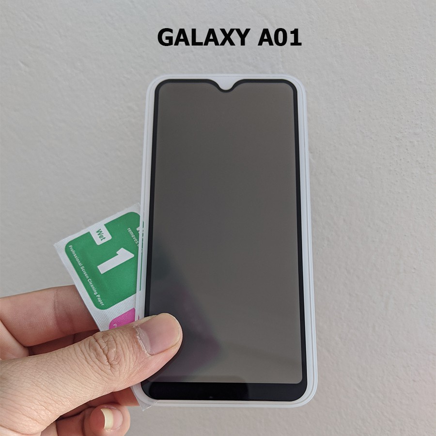 Kính cường lực chống nhìn trộm Galaxy A01