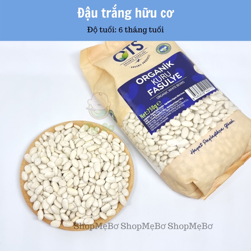 [OTS] Đậu trắng hữu cơ gói lớn 750g