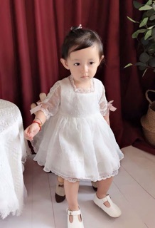 Váy voan công chúa chất mát