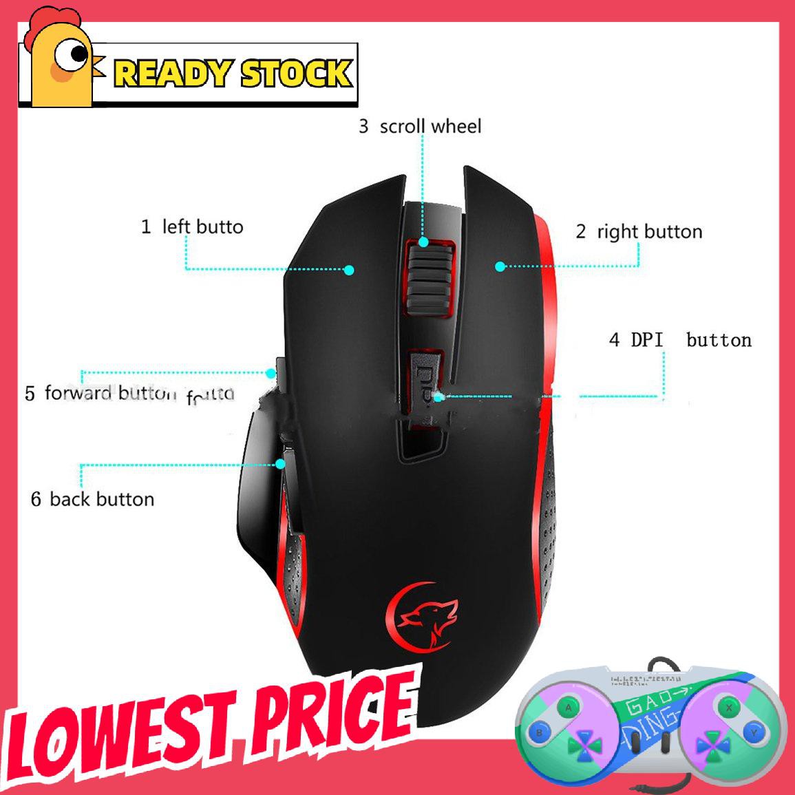 Chuột Chơi Game Không Dây 2.4g Có Thể Sạc Được