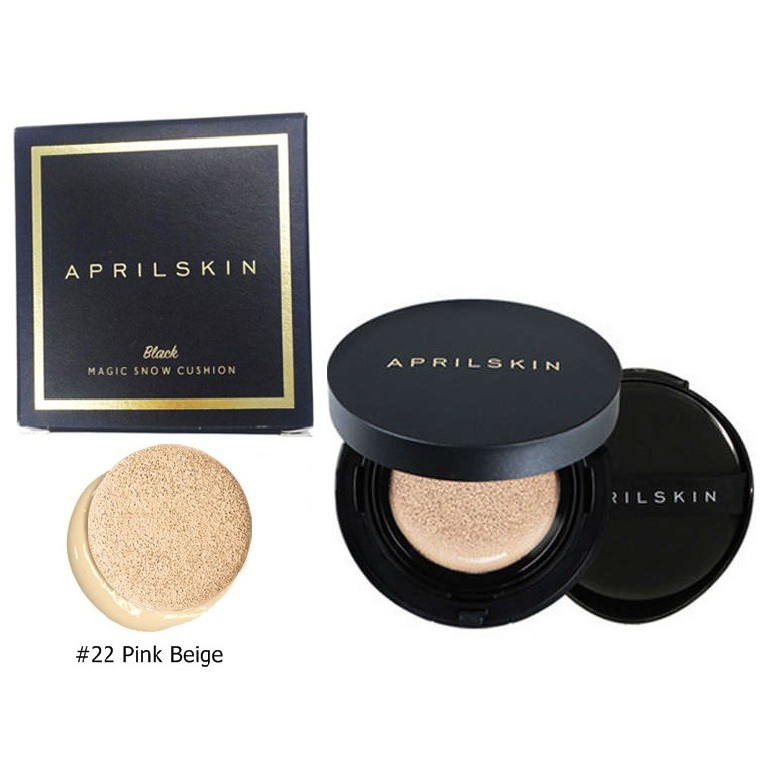 Phấn Nước April Skin Black Magic Snow Cushion SPF 50++ PA+++