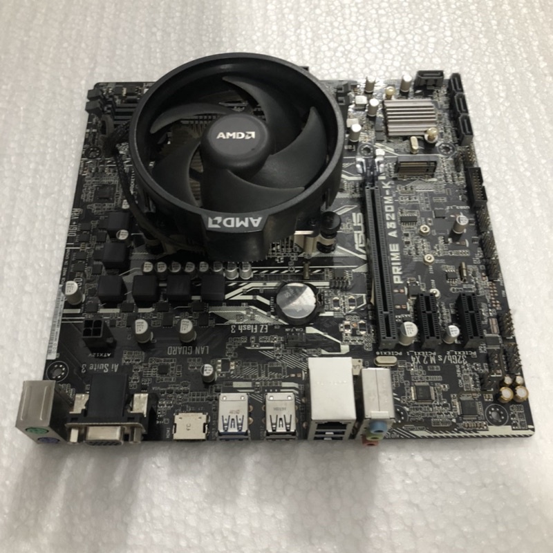 Bộ Mainboard Asus Prime A320M-K + Ryzen 2200G: BH hãng T2.2022