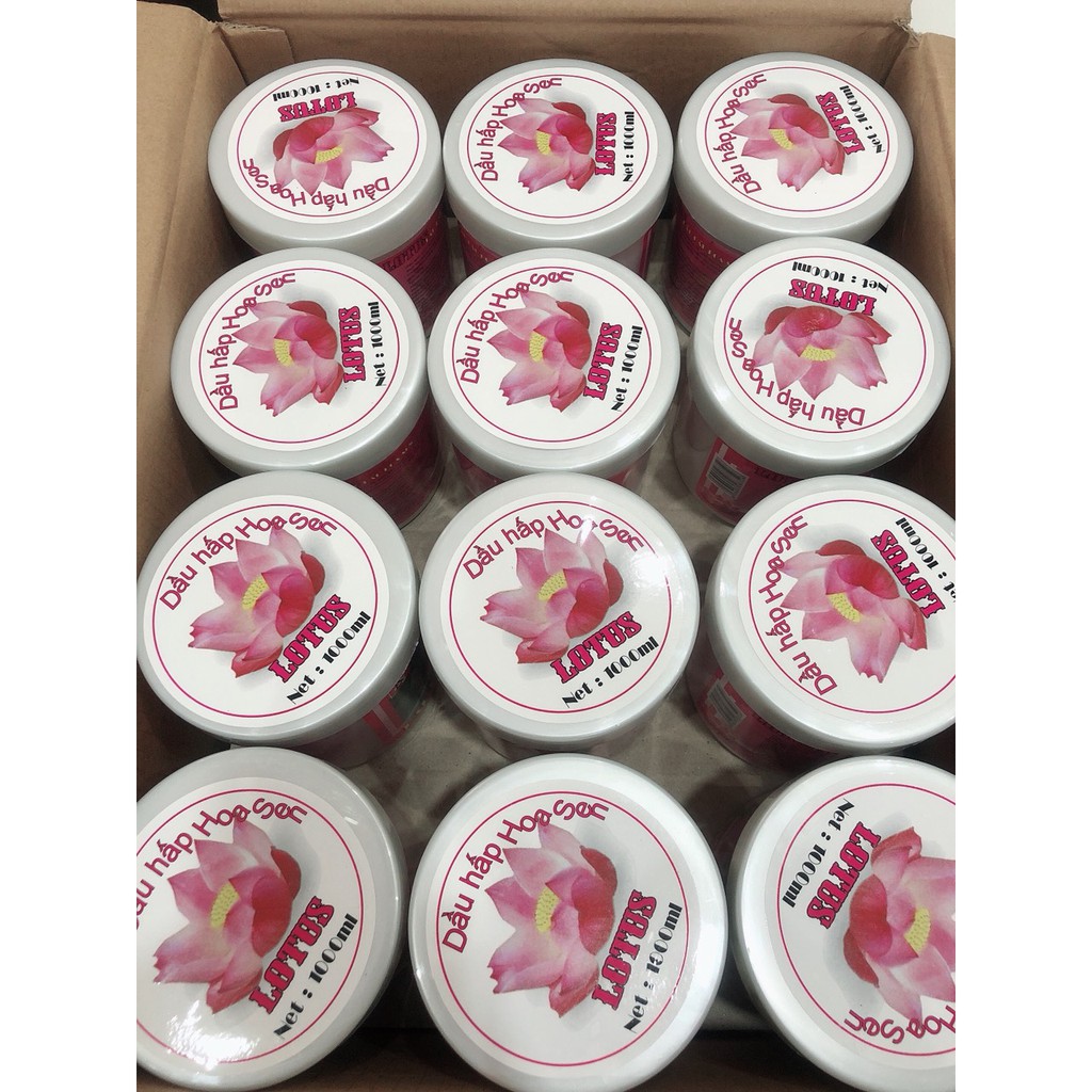 Dầu hấp dưỡng tóc Hoa Sen 500ml - 1000ml ( Lotus Repair Hair Treatment ) | BigBuy360 - bigbuy360.vn