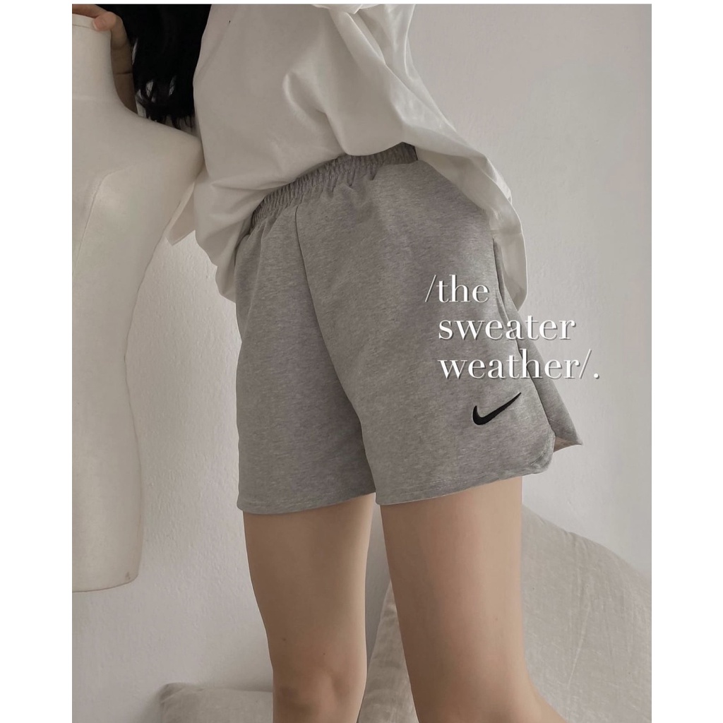 Quần short thun da cá thêu  KÈM ẢNH THẬT