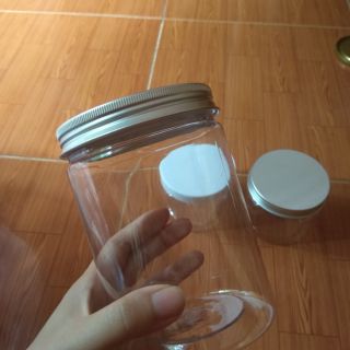 Hũ pét nhựa nắp nhôm 1lit