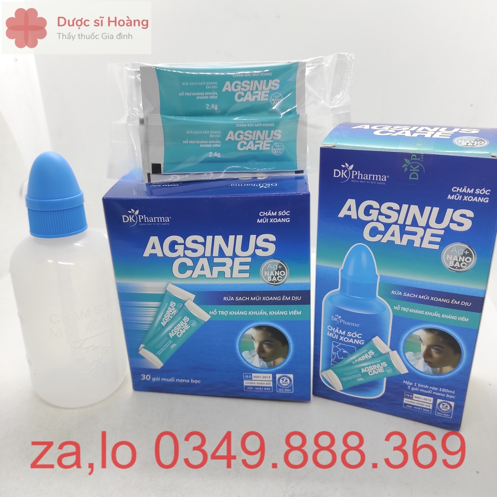 Bình Rửa Mũi AGSINUS CARE - Kháng Khuẩn Hiệu Quả