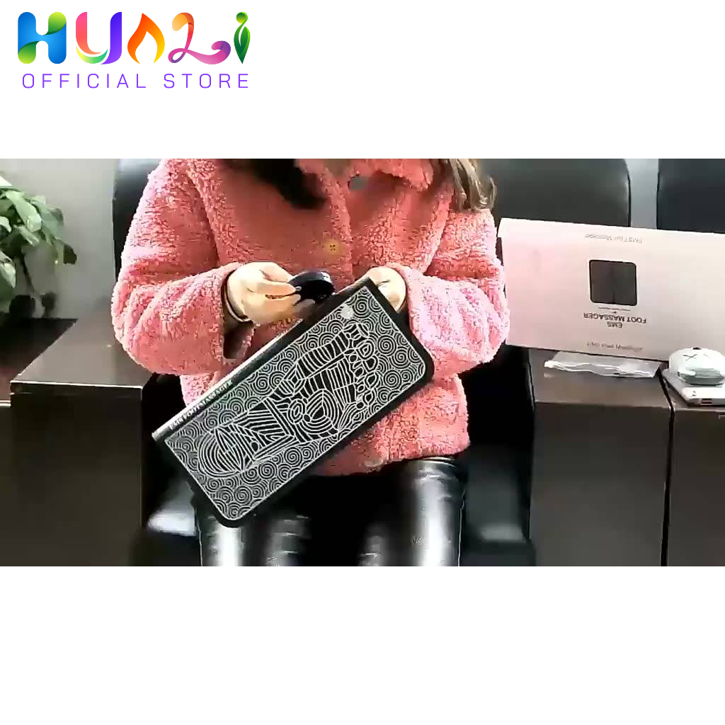 Thảm Massage Bàn Chân EMS - Máy Mát Xa Bàn Chân Thư Giãn Toàn Diện Có Màn Hình Hiển Thị
