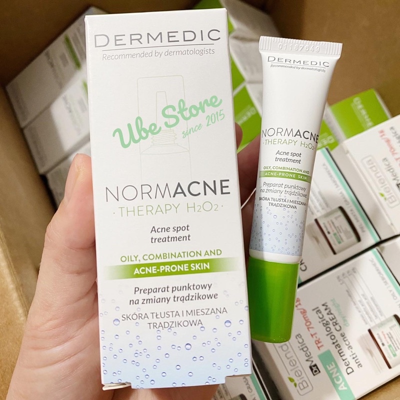 KEM CHẤM MỤN DERME NORMACNE ACNE SPOT TREATMENT 15G