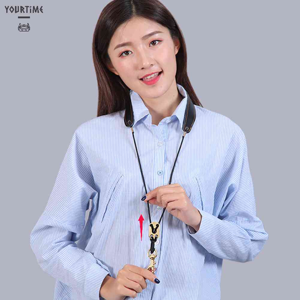 Dây Đeo Cổ Kèn Saxophone Bằng Da Mềm Có Thể Điều Chỉnh