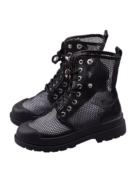 (Order) sz 35-40 Giày sneakers lưới cổ gập 2 kiểu nhiều màu cao câp