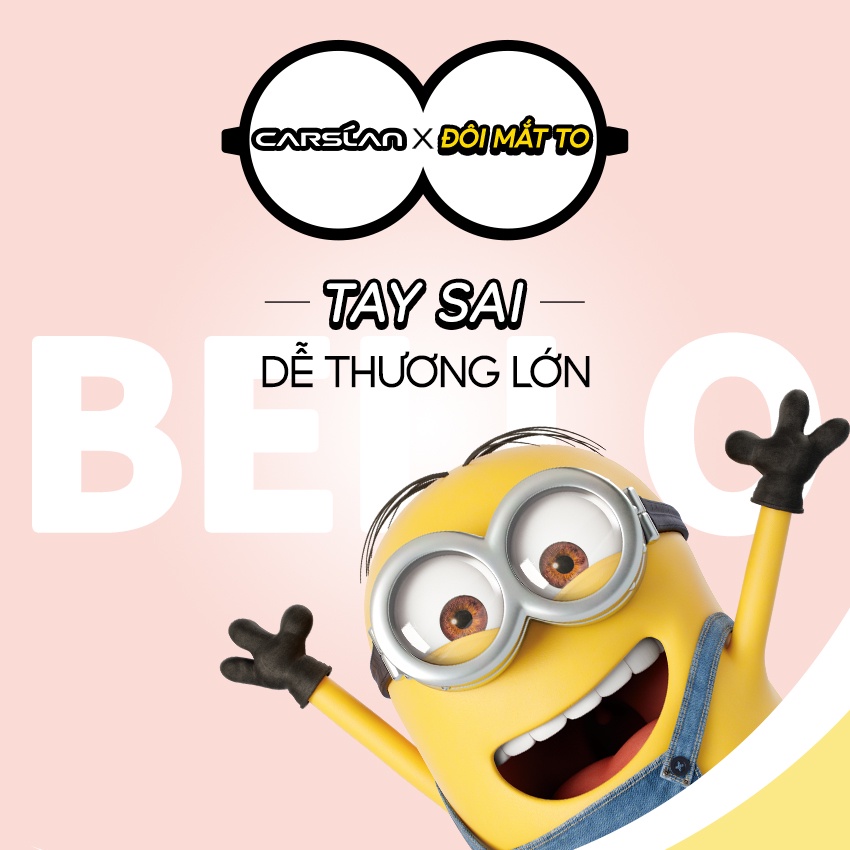 Bút chì kẻ lông mày CARSLAN x Dunhuang/ Minion chống thấm nước lâu trôi phiên bản giới hạn 0.1g