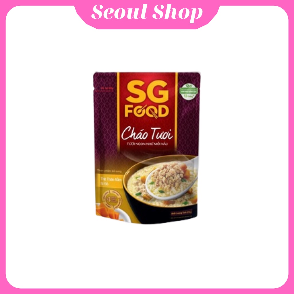 Cháo tươi SG Food các vị gói 240g