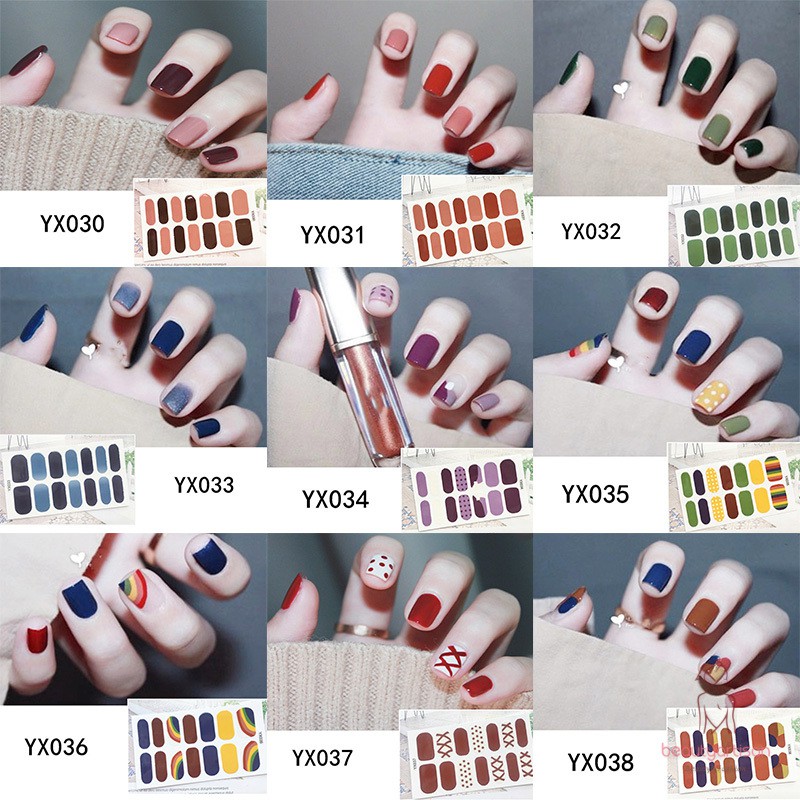 Nhãn dán 3D trang trí làm đẹp móng dễ thương