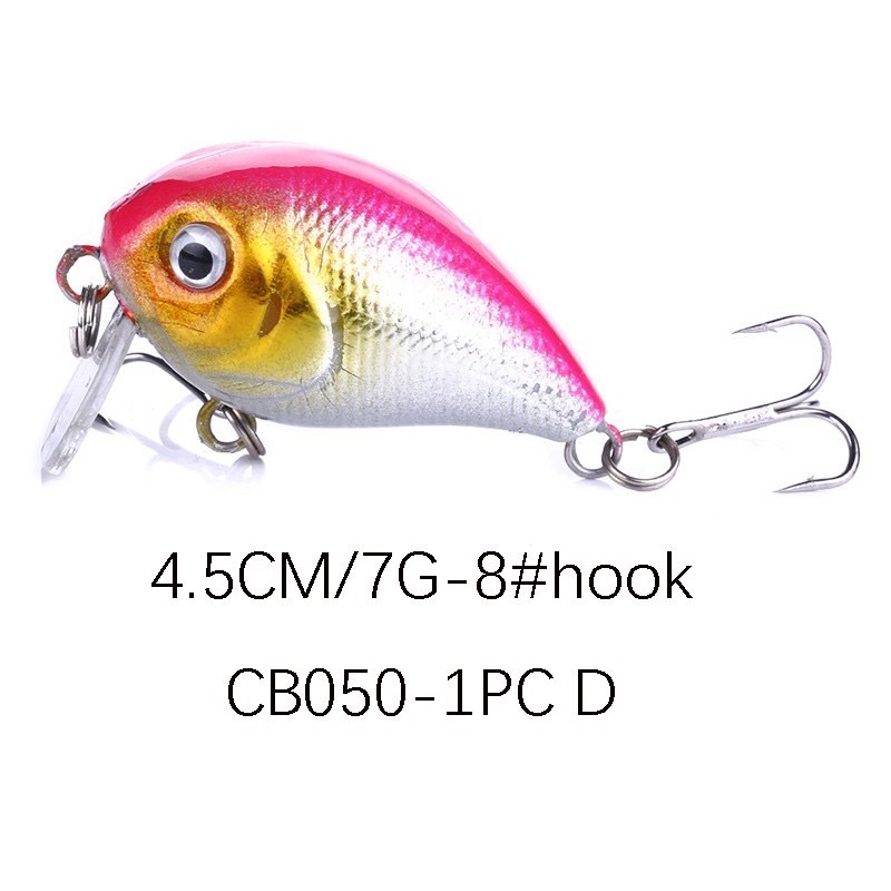 Cá voi lưng gù siêu nhạy dài 4,5cm/7g