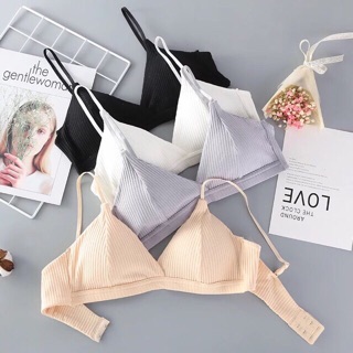 Bra cotton thun gân