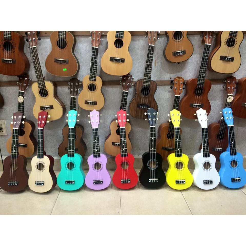 Đàn Ukulele Soprano Nhiều Màu Giá Siêu Rẻ